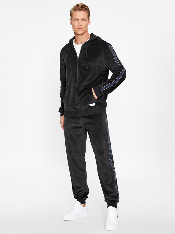 Tommy Hilfiger Tommy Hilfiger Jogginghose UM0UM03014 Schwarz Regular Fit