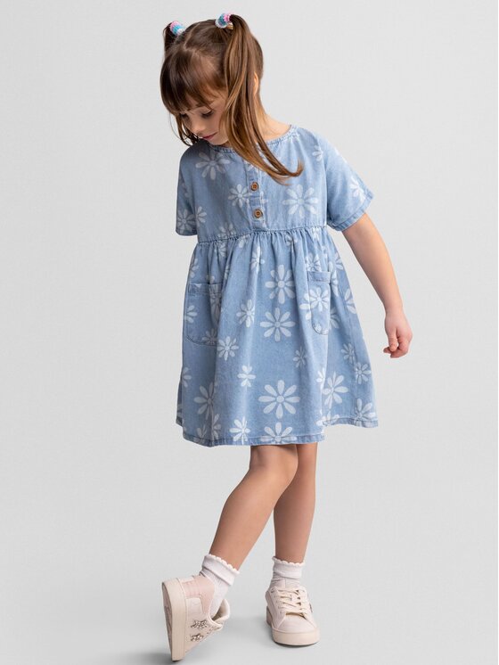 minoti minoti Sukienka codzienna 30DRESS112 Granatowy Regular Fit