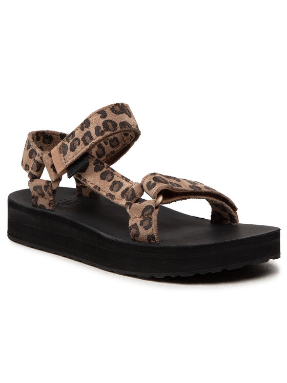 Teva Teva Сандали W Midform Universal Leopard 1119070 Кафяв
