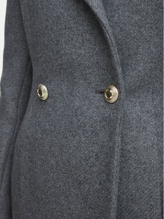 Rinascimento Rinascimento Μάλλινο παλτό CFC0131081003 Γκρι Regular Fit