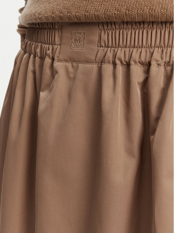Marella Marella Trapecijos formos sijonas Cairo 2523106074 Smėlio Regular Fit