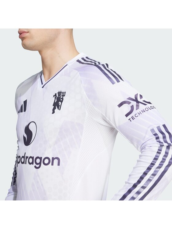 adidas adidas Koszulka techniczna Manchester United Biały Slim Fit
