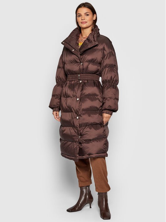 Giubbotto piumino Ember RM646 Marrone Oversize
