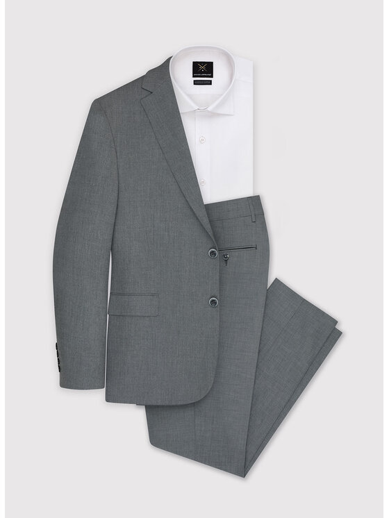 Pako Lorente Pako Lorente Spodnie garniturowe P23SF-6G-005 Szary Slim Fit