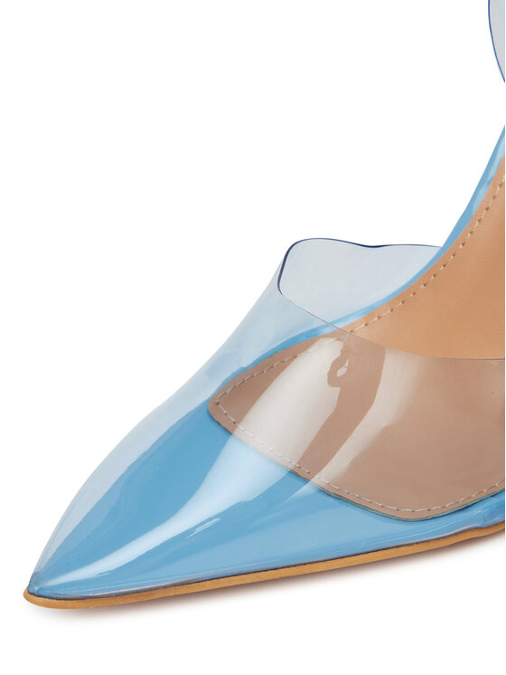 DeeZee DeeZee Обувки на ток ZALHT-02 BLUE PU Безцветен