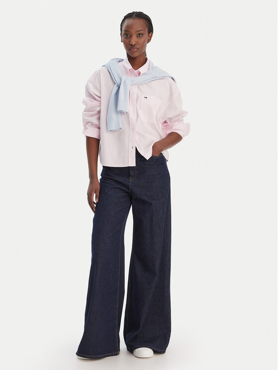 Tommy Jeans Tommy Jeans Särk DW0DW22766 Roosa Regular Fit