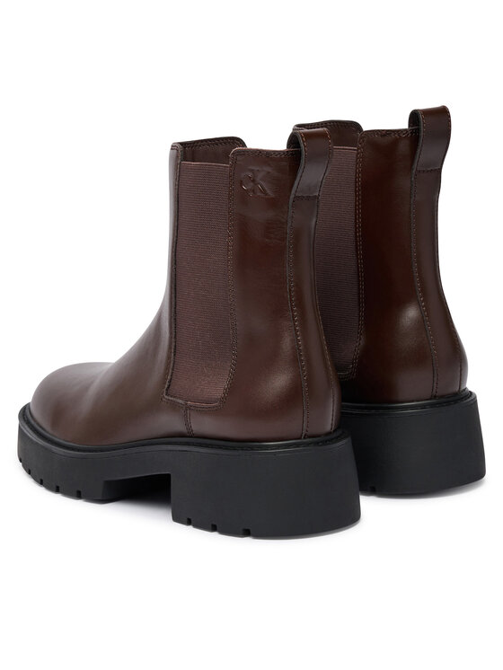 Calvin Klein Calvin Klein Chelsea cipele Chunky Chelsea Boot Pol Lth HW0HW03267 Crna
