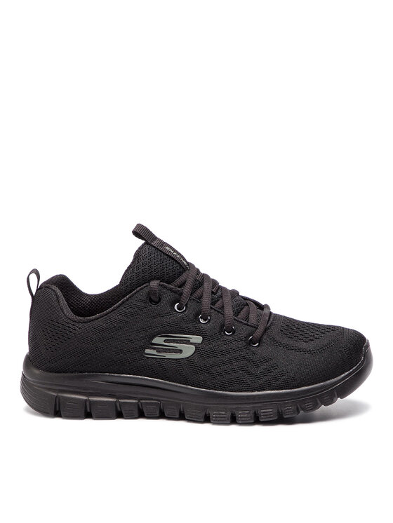 Skechers Snīkeri Get Connected 12615/BBK Melns