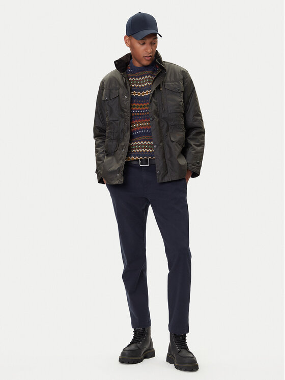 Barbour Barbour Übergangsjacke Sapper MWX0020OL71 Khakifarben Regular Fit
