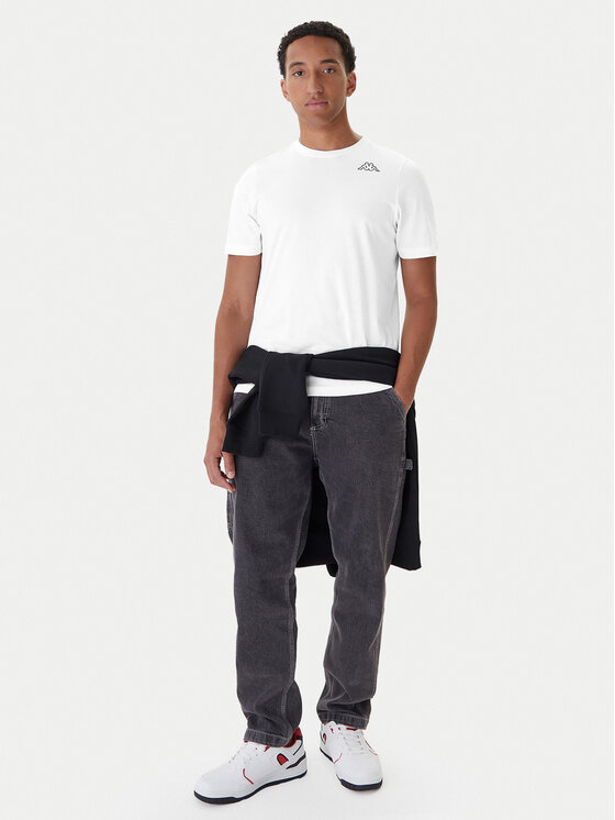 Kappa Kappa Souprava triček Logo Myrto 322563W Bílá Regular Fit