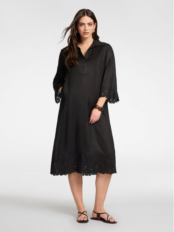 Elena Mirò Elena Mirò Sukienka koktajlowa 7083P000294N033 Czarny A-Line Fit