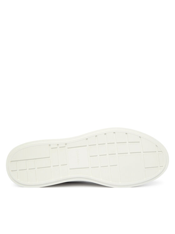Calvin Klein Calvin Klein Sneakersy Low Pro Cup Laceup Lth Moire HW0HW02845 Biela