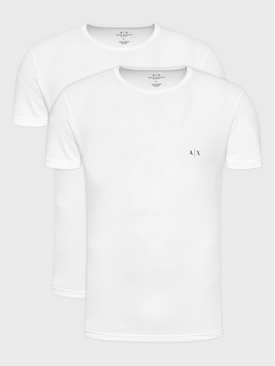 Armani Exchange Armani Exchange Póló szett 956005 CC282 04710 Fehér Slim Fit