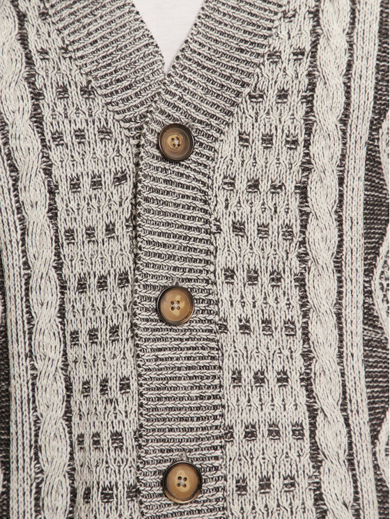 Brave Soul Brave Soul Strickjacke MK-248ASHBERY Grau Regular Fit