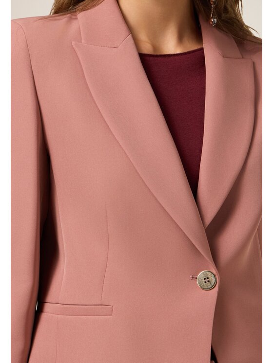 Oltre Oltre Giacca di transizione Q005R004627N006 Rosa Slim Fit