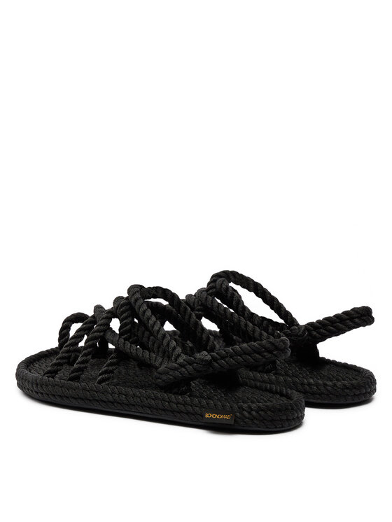 Bohonomad Bohonomad Espadrile Cape Point CPT.0020.WRS Negru