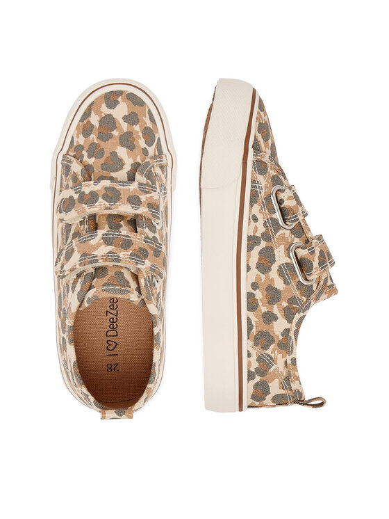 DeeZee DeeZee Sneakers aus Stoff CEO-BICSJ0123 Braun
