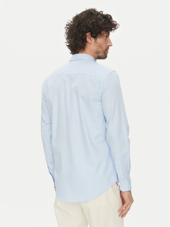 Tommy Hilfiger Tommy Hilfiger Košile MW0MW38556 Světle modrá Slim Fit