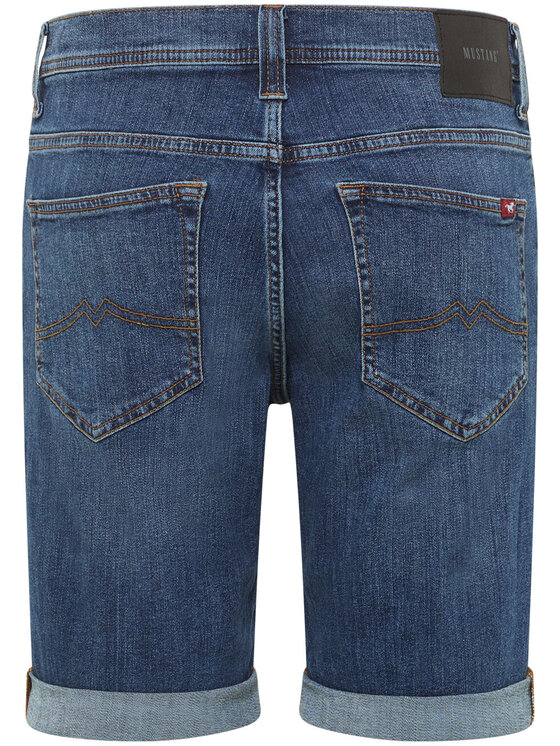 Mustang Mustang Pantaloncini di jeans CHICAGO SHORTS Z Blu Regular Fit