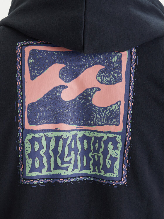 Billabong Billabong Bluza Stamp EBYSF00186 Czarny Regular Fit