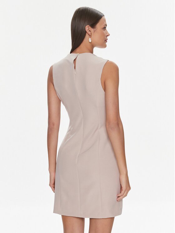 Rinascimento Rinascimento Abito da cocktail CFC0117778003 Beige Regular Fit