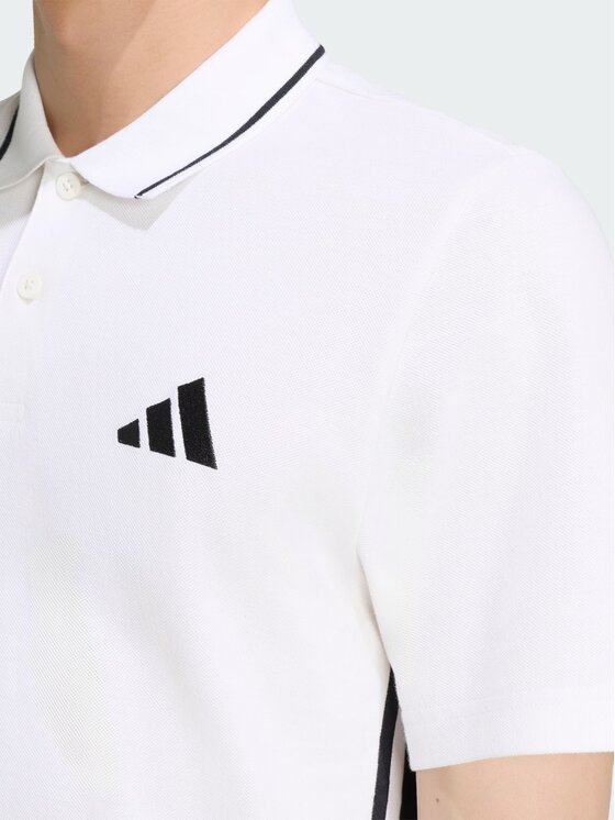 adidas adidas Polo 168390 Biały Regular Fit