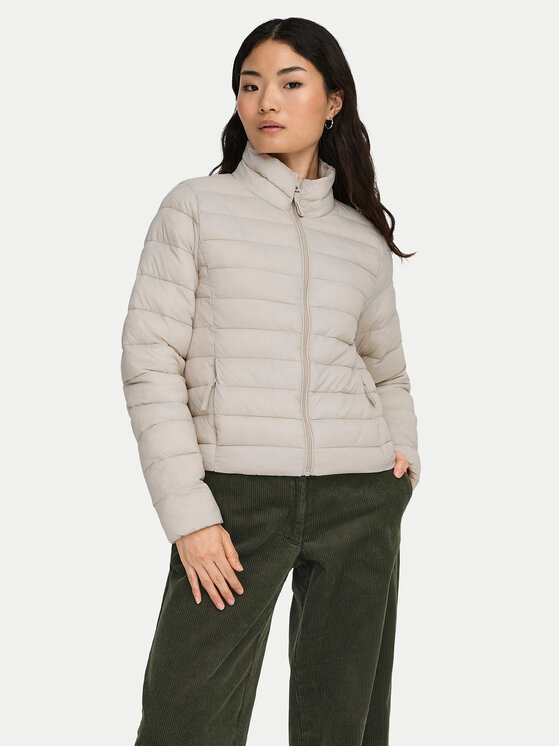 ONLY ONLY Μπουφάν μεταβατικό Tahia 15351967 Γκρι Regular Fit