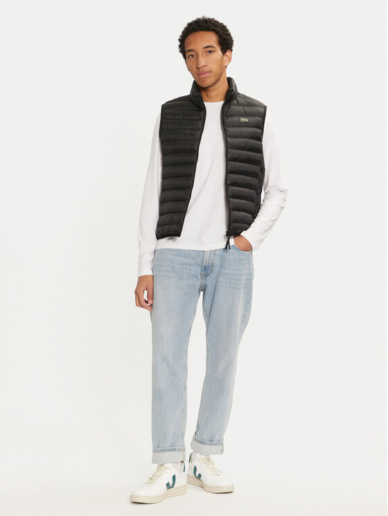 Lacoste Lacoste Kamizelka BH2886 Czarny Regular Fit