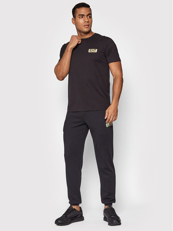 T-shirt 3LPT23 PJM9Z 1200 Nero Regular Fit