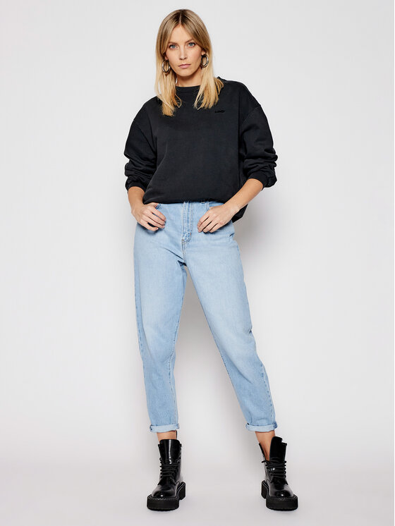 Felpa Melrose Slouchy Crew 32951-0003 Nero Regular...