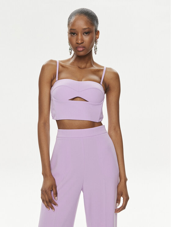Patrizia Pepe Patrizia Pepe Τοπ 2C1545/A049-M495 Μωβ Regular Fit