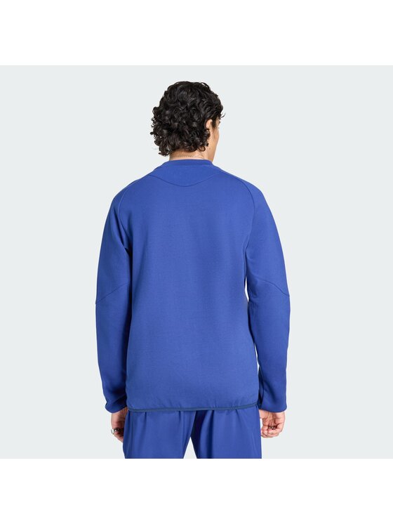 adidas adidas Bluza Italy Tiro Travel Crew Niebieski jasny Regular Fit