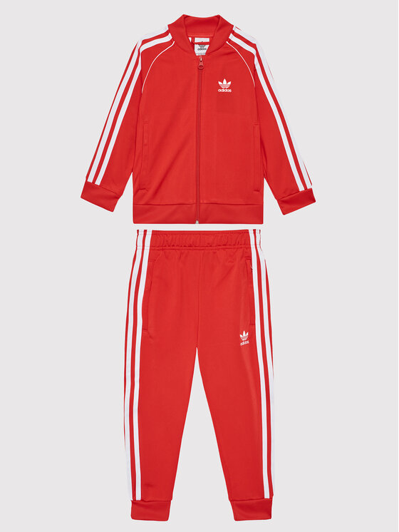 adidas adidas Trenerka adicolor Sst Track HF7471 Crvena Regular Fit