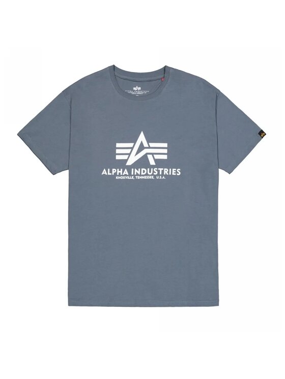 Alpha Industries Alpha Industries T-Shirt AI.100501 Niebieski Regular Fit