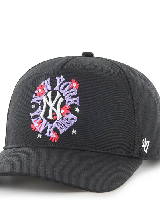 47 Brand 47 Brand Czapka z daszkiem New York Yankees MLB Flora Hitch B-FLRAH17HTP Czarny