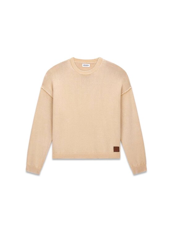 Guess Guess Sweter 180553 Beżowy Classic Fit