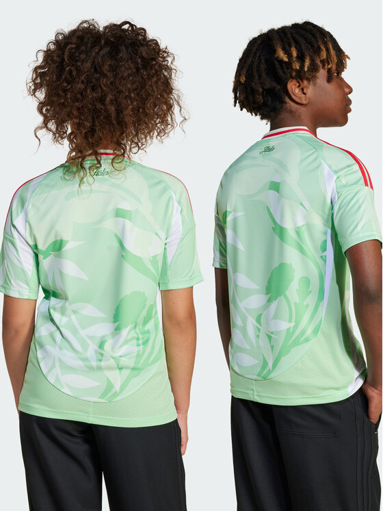 adidas adidas Koszulka techniczna Italy 25 (Women's Team) Away Jersey Zielony Regular Fit