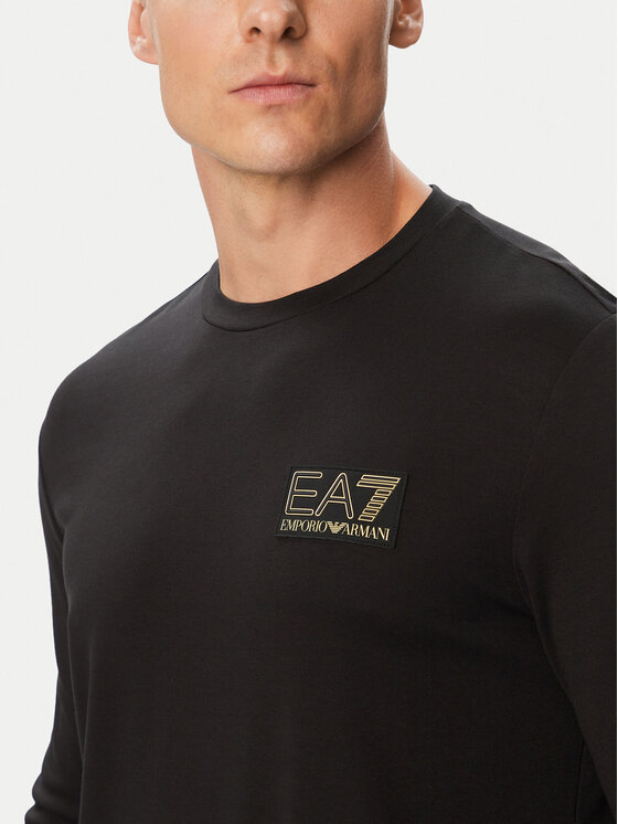 EA7 Emporio Armani EA7 Emporio Armani Majica z dolgimi rokavi 7M002240 AF13739 UC001 Črna Regular Fit