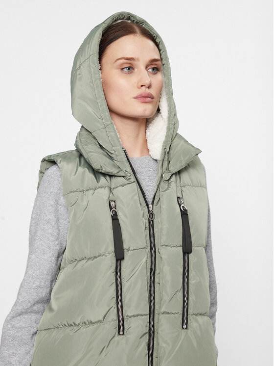 ONLY ONLY Bezrękawnik 15300259 Zielony Regular Fit