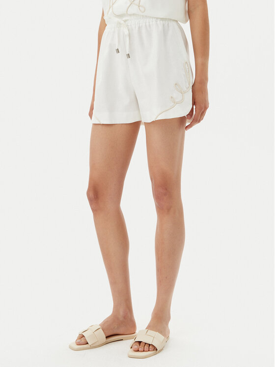 Női Szövet rövidnadrág ACCESS FASHION, Méret: XL, Fehér, 53-5060-133
