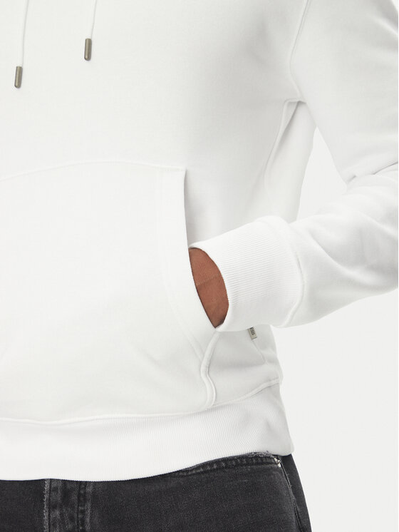 Guess Jeans Guess Jeans Džemperis ar kapuci 165581 Balts Classic Fit