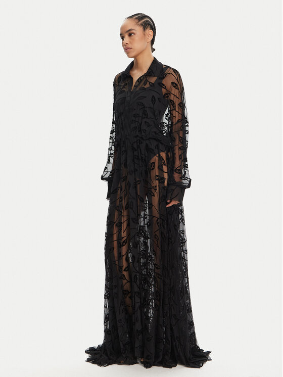 NORMA KAMALI NORMA KAMALI Кимоно ST4243BVA70556 Черен Relaxed Fit