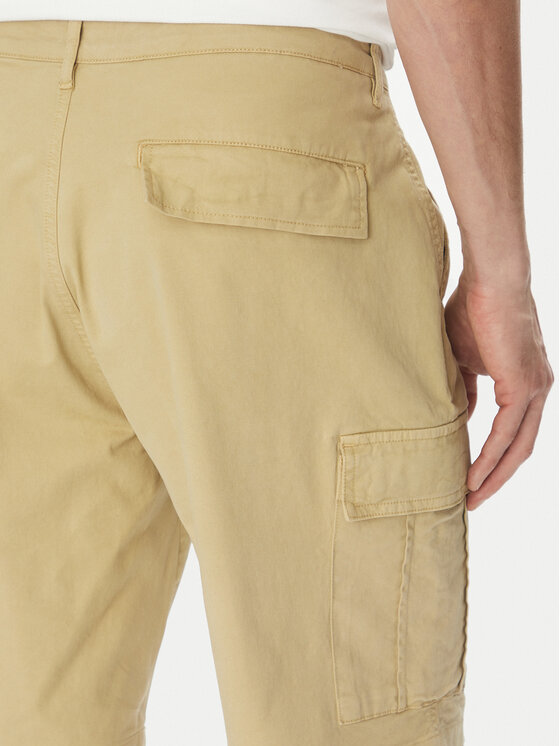 La Martina La Martina Шорти з тканини MAB002 TW536 Бежевий Regular Fit