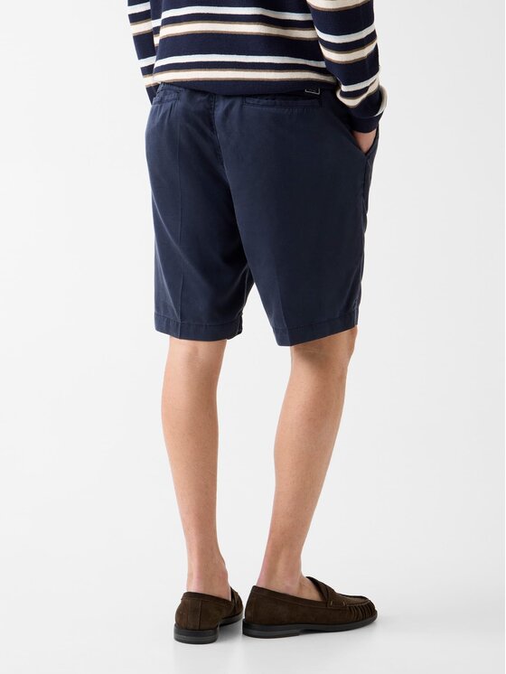 Guess Guess Spodnie materiałowe 182638 Niebieski Bermuda Fit