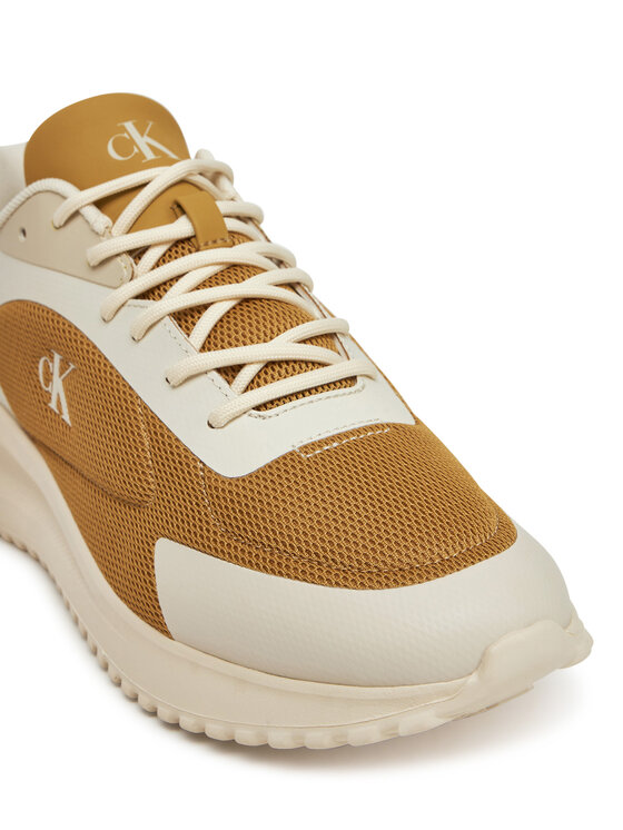 Calvin Klein Jeans Calvin Klein Jeans Сникърси Eva Runner Low Mesh Mix YM0YM01185 Жълт