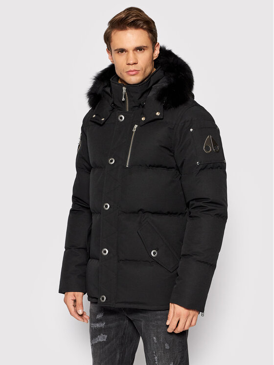 Moose Knuckles Moose Knuckles Puhovka MK2228M3Q Črna Regular Fit