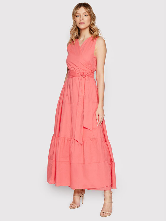 Fracomina Rochie de vară FR22SD3005W40501 Roz Regular Fit Femei imagine noua