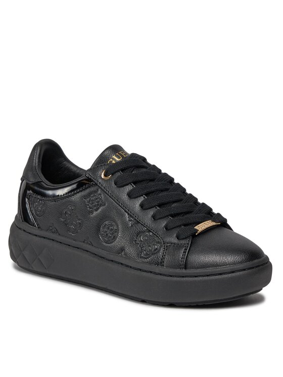 Guess Guess Snīkeri FL8RAC LEA12 Melns