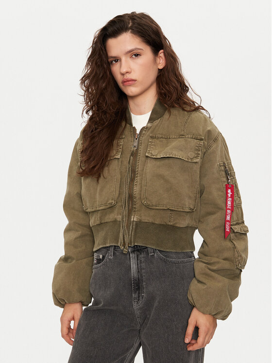 Alpha Industries Alpha Industries Bomber dzseki 148008 Khaki Regular Fit
