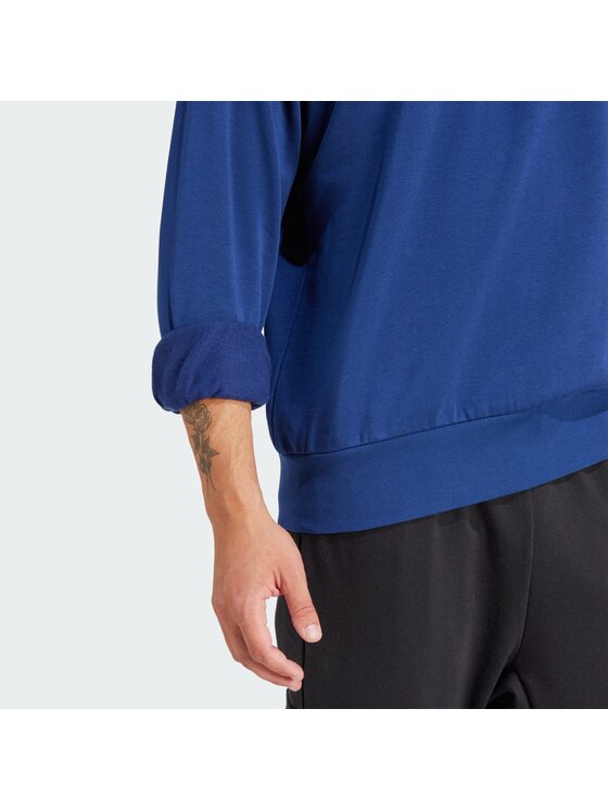 adidas adidas Світшот Essentials Feel Cozy JE3792 Cиній Regular Fit